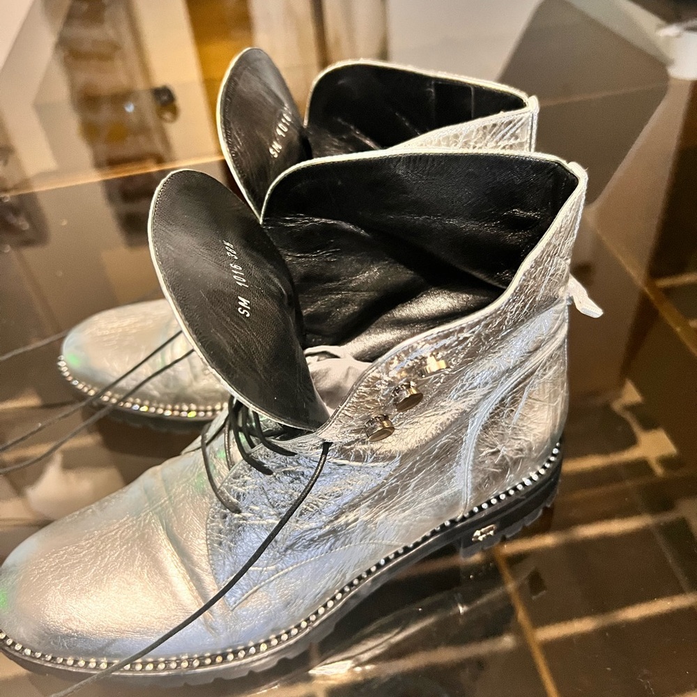 Dior lace up boots